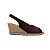 ESPADRILLE ANABELA ALGARVE CAFÉ SALTO 5,5 CM - Imagem 1