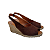 ESPADRILLE ANABELA ALGARVE CAFÉ SALTO 5,5 CM - Imagem 3