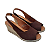 ESPADRILLE ANABELA ALGARVE CAFÉ SALTO 5,5 CM - Imagem 4