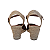 ESPADRILLE ANABELA IVI CAFÉ SALTO 5,5 CM - Imagem 2