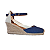 ESPADRILLE ANABELA IVI MARINHO SALTO 5,5 CM - Imagem 1