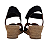 ESPADRILLE SANTORINI PRETO 3,5 CM - Imagem 3