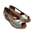 Espadrille Sanremo Champagne salto 3,5 cm - Imagem 4