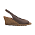 Espadrille Anabela Bali Slim Taupe salto 5,5 cm - Imagem 1