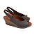 Espadrille Anabela Bali Slim Taupe salto 5,5 cm - Imagem 3