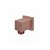 CONECTOR QUADRADO PARA DUCHA - ROSÉ FOSCO - Imagem 1