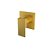 ACABAMENTO MONOCOMANDO PARA CHUVEIRO E DUCHA HIGIÊNICA ALTA PRESSÃO BASE 1/23/4 DOCOL - DOURADO ESCOVADO - COLOR FLAUNT - Imagem 1