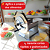Cortador Ralador Fatiador Manual Alimentos Fruta Legume Inox - Imagem 2