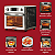 KIT PRÉ-VENDA SETEMBRO - PREVISÃO DE ENVIO: 03/09/2026 - Forno AirFryer INOX Multifunções c/ Espeto para Churrasco 26L + 8 e-books - Imagem 3