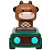 Carrinho de fricção animal racing buba - Imagem 9