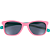oculos de sol infantil flexível buba rosa/verde 3-5 anos - Imagem 3