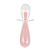 Colher De Silicone Baby Com Escudo Protetor Buba rosa - Imagem 1