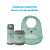 Babador de silicone infantil gumy buba verde - Imagem 5