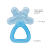 Mordedor De Água Chocalho Bebe Massageador Gengiva Buba Azul - Imagem 4