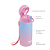 Garrafa térmica infantil buba 400ml rosa e azul - Imagem 3