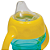 Copo de treinamento com alça removível e bico de silicone buba azul/ amarelo - Imagem 2