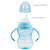 Copo infantil de treinamento com alça removível buba azul - Imagem 2