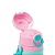 Garrafa infantil de alumínio girafinha buba - Imagem 3