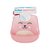Babador de silicone infantil gumy buba rosa - Imagem 2