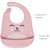 Babador de silicone infantil gumy buba rosa - Imagem 3