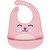 Babador de silicone infantil gumy buba rosa - Imagem 1