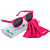 oculos de sol infantil flexível buba rosa pink 3-36 meses - Imagem 3