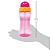Garrafinha infantil fresh com canudo em silicone rosa buba - Imagem 3