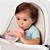 Copo alça e canudo em silicone dino infantil buba rosa - Imagem 4