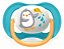 Chupeta avent ultra air individual 6-18 pinguim azul - Imagem 2