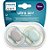 Kit com duas chupetas avent ultra air dupla 18m+ lisa cinza e azul - Imagem 1