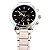 Relógio Com Data - Aço Inoxidável com Strass - Imagem 4