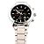 Relógio Com Data - Aço Inoxidável com Strass - Imagem 2