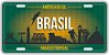 Placa Decorativa Brasil - América do Sul - Imagem 1