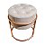 Puff Banqueta Redondo Provador Boutique Camarim Conforto - Imagem 6