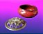 INCENSARIO METAL/PORCELANA VERMELHO - Imagem 2