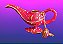 LAMPADA ALADDIN, VERMELHA - Imagem 3