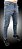 Calça Slim Fit Triple Stitching Jeans Destroyer Blue Stone. - Imagem 2
