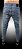 Calça Slim Fit Triple Stitching Jeans Destroyer Blue Stone. - Imagem 4