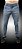 Calça Slim Fit Triple Stitching Jeans Destroyer Blue Stone. - Imagem 7