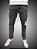 Calça Slim Fit Triple Stitching Jeans Destroyer Black Stone Rasgada. - Imagem 5