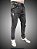 Calça Slim Fit Triple Stitching Jeans Destroyer Black Stone Rasgada. - Imagem 4