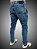 Calça Slim Fit Triple Stitching Jeans Destroyer Blue Stone Rasgada. - Imagem 5