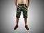 Bermuda Masculina Skinny Camuflada Verde Claro Sarja SURF-X . - Imagem 9