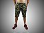 Bermuda Masculina Skinny Camuflada Verde Claro Sarja SURF-X . - Imagem 2