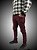 Calça Masculina Skinny Tradicional Vinho Sarja SURF-X. - Imagem 3