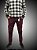 Calça Masculina Skinny Tradicional Vinho Sarja SURF-X. - Imagem 2