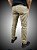 Calça Masculina Skinny Alfaiataria  Camuflada Areia Sarja SURF-X. - Imagem 7