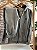 conjunto moletom aberto long  com faixa lateral ombro a ombro - Imagem 3