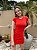 vestido curto canelado Beasley - Imagem 1