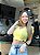 cropped liso gola v - Imagem 1